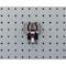 Triton Products 1 In. Double Rod 90 Degree Bend Steel Pegboard Hook for LocBoard, PK5 52119 - alternate 3
